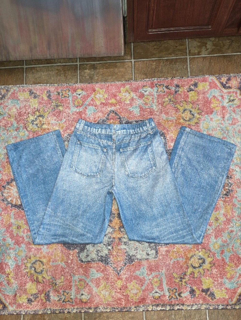 ☆ Mila Rosabella Pull On Faux Denim Pajama Sweatpant Jeans • 2 Pair • Size S ☆ - Picture 5 of 11